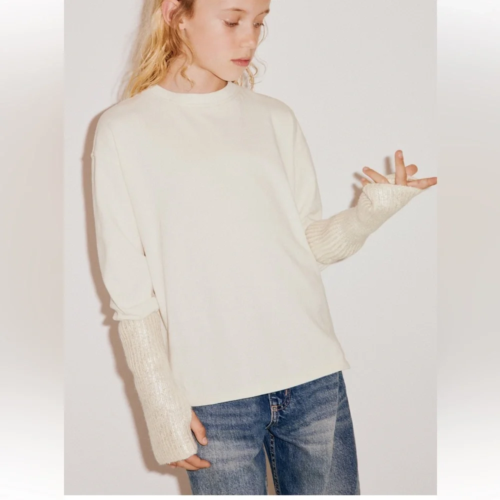 ✨SALE ✨ ZARA FOIL MITTENS ✨SALE ✨